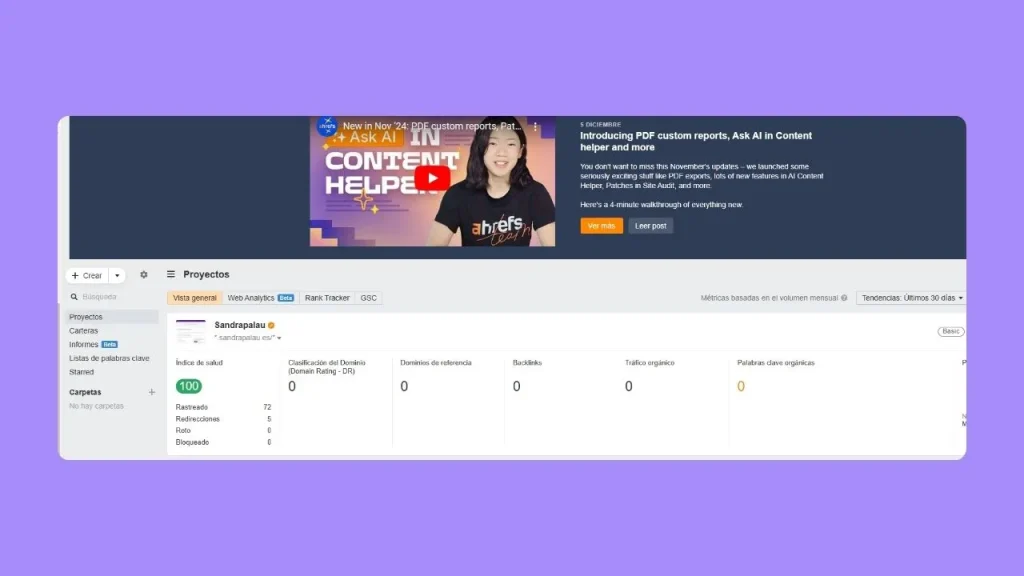 Buscar enlaces rotos en Ahrefs y mucho más