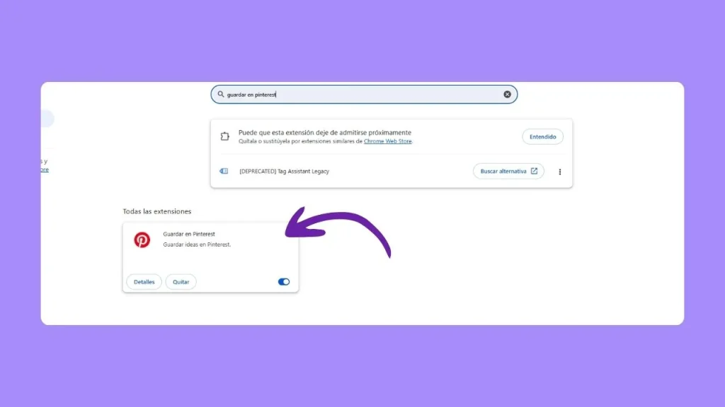 Cómo instalar la extensión de Pinterest