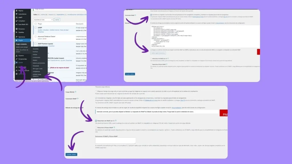 Como pasar imágenes a WebP