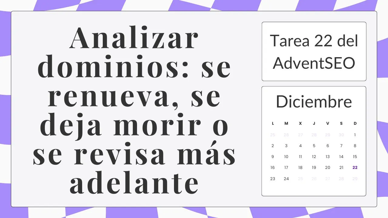 Analizar dominios