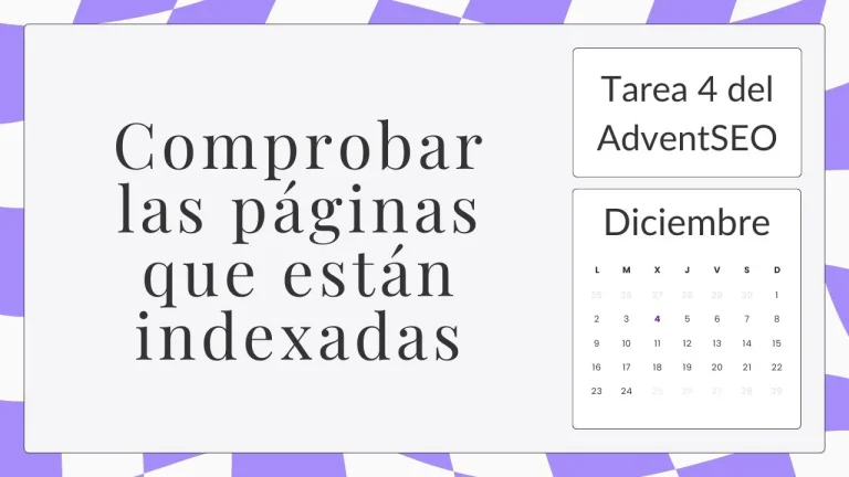 Comprobar páginas indexadas