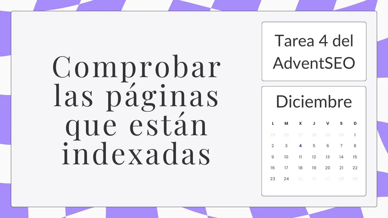 Comprobar páginas indexadas