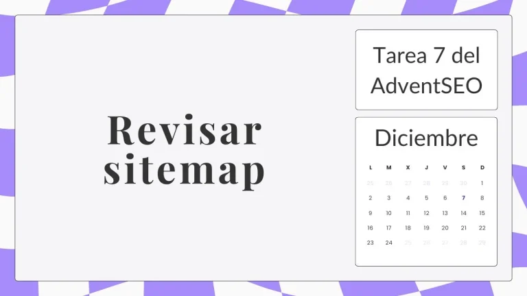 Revisar el sitemap