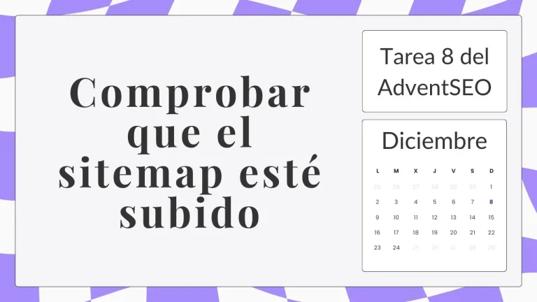 Comprobar que el sitemap esté subido