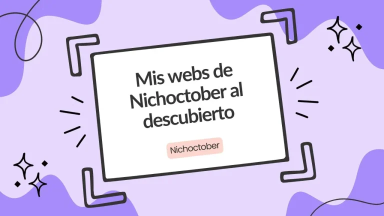 Mis webs de Nichoctober